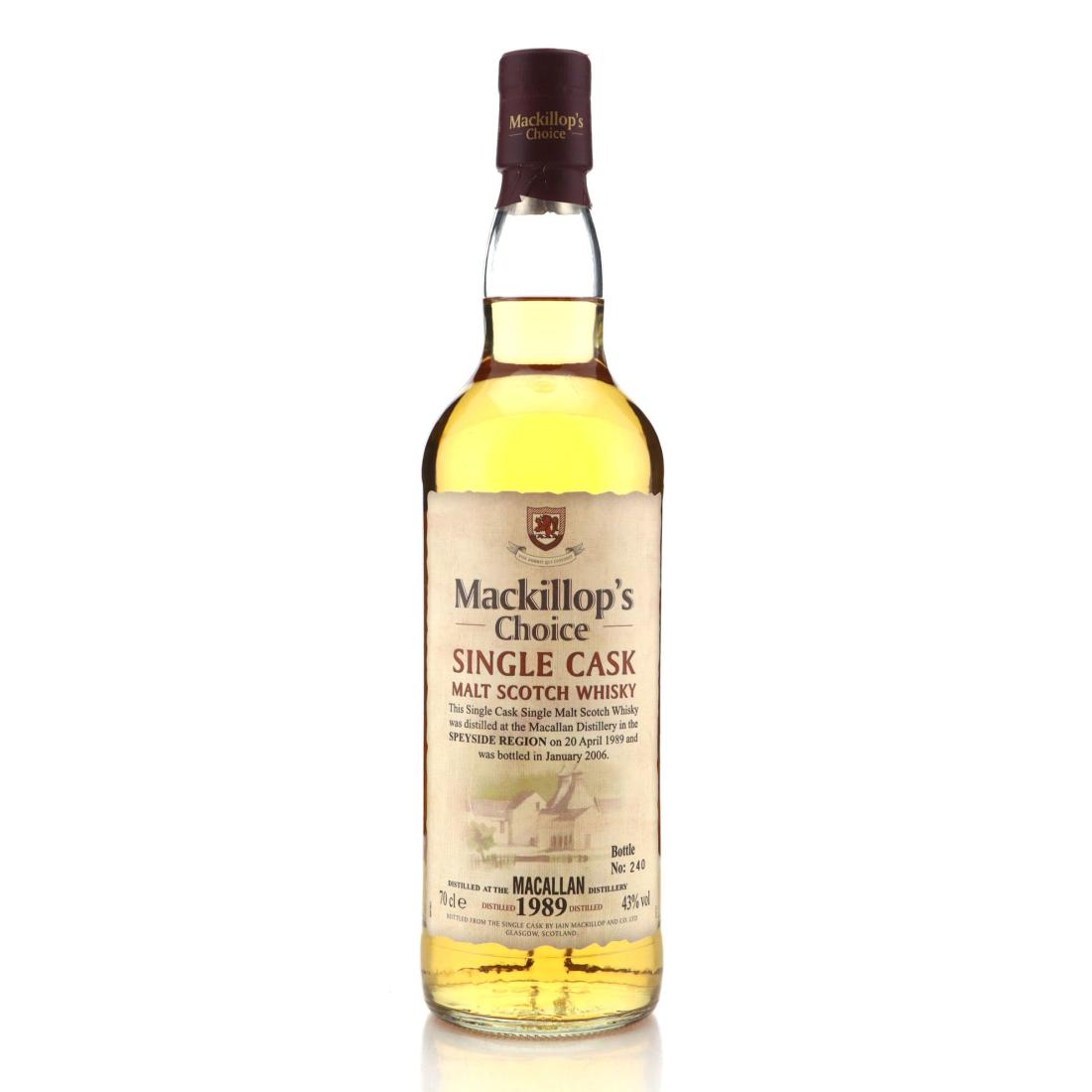 Macallan 1989 Mackillop's Choice Whisky | Whisky Auctioneer
